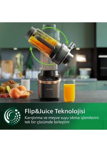 Smoothie Flip And Juice Katı Meyve Özellikli Blender, Problend Ultra Teknolojisi, Homeıd UYGULAMASI,HR3770 +Mutfak Tartısı modelleri