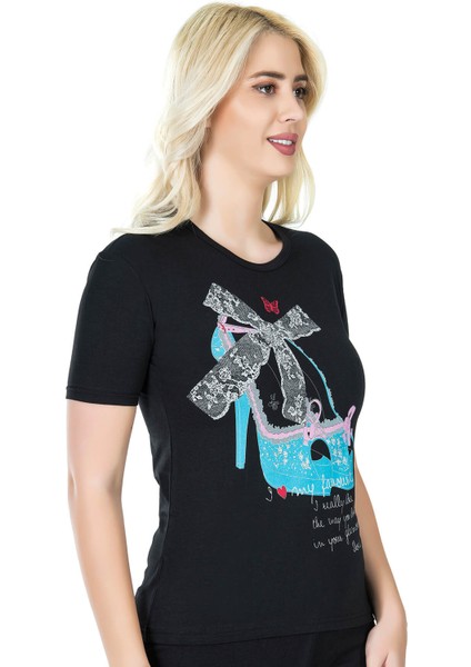 Baskılı Kadın Tişört 275 fırsatları