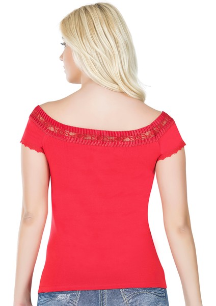 Dantelli Kadın Tişört 259 fiyatları