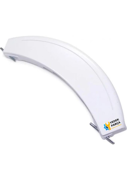 Bosch Uyumlu WAG20460TI Çamaşır Makinesi Yarım Ay Kapak Mandal Tutamağı Beyaz