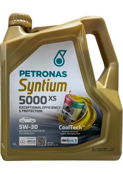 Syntium 5000 Xs 5W-30 Full Sentetik Dexos2 4 Lt