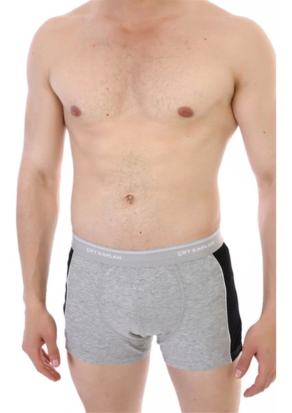 Çift Kaplan 850 Biyeli Likralı Erkek Boxer