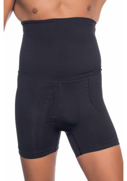 Siyah Mı Emay E1005 Erkek Yüksek Bel Double Boxer Korse fiyatları