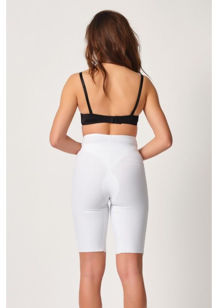 Beyaz Mı Emay 2923 Yüksek Bel Karyokalı Paçalı Lazer Korse modelleri