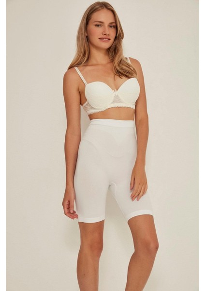 Beyaz Mı Emay 3005 Soft Uzun Paçalı Boxer Korse fırsatları