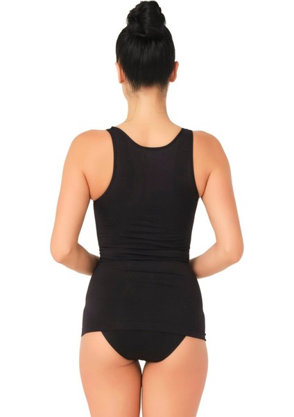 Siyah Mı Emay 5015 Kalın Askılı Atlet Korse modelleri