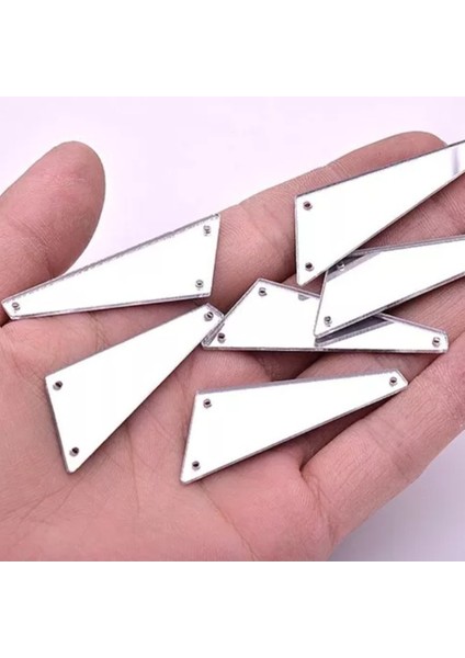 Akrilik 10'lu Yapışkanlı Küpe Deliği Tasarım Seti