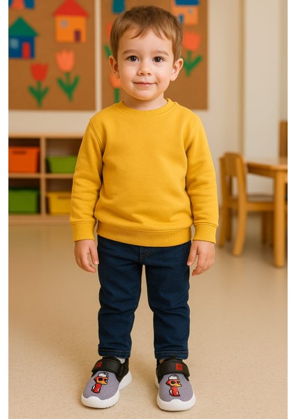 Duck Baskılı Erkek Çocuk Panduf