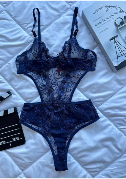 Dantelli Desteksiz Balenli Tül Body/bodysuit - B Cup 75-80-85-90 modelleri