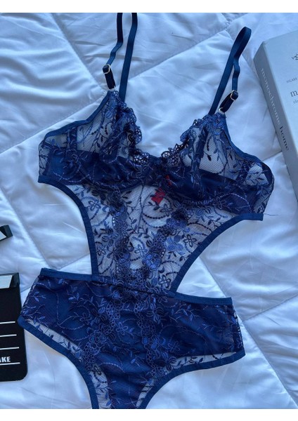 Dantelli Desteksiz Balenli Tül Body/bodysuit - B Cup 75-80-85-90 fırsatları