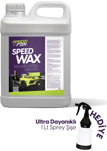 Seramik Katkılı Hızlı Cila Boya Ppf ve Seramik Koruyucu 5 Litre