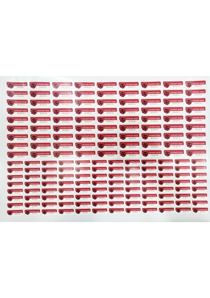 Gül Temalı Okul Etiketi Isme Özel 170 Adet (90 Adet 34X13 Mm, 80 Adet 45X17 Mm) indirimleri