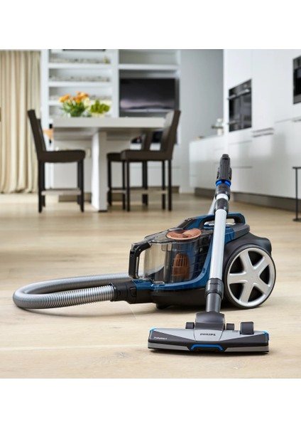 PHİLİPS Hepa 13 Filtre ve Triactive+ ve Halı Döver Turbo Başlık 7000 Serisi Powerpro Max Torbasız Süpürge fiyatları