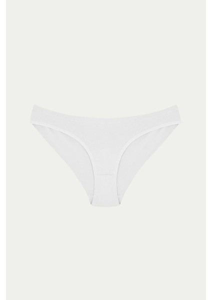 Pamuklu Siyah Beyaz Ten Rengi 3'lü Külot indirimleri