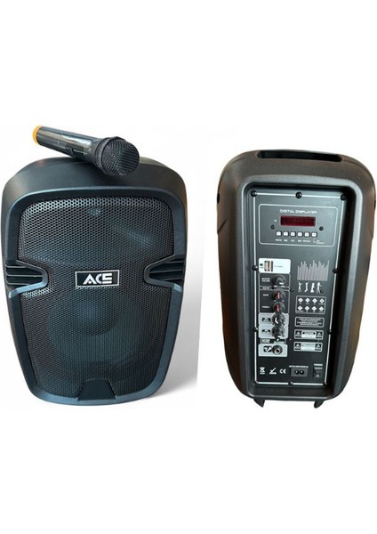 Audıo Paq-10 120 Watt Şarjlı Amfi