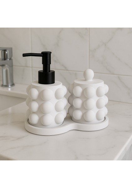 Beton Buble Sıvı Sabunluk Set fırsatları
