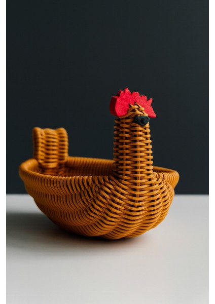 Tavuk Görünümlü Otantik Tasarım Sepet 3’lü Set – Hasır Yumurtalık, Ekmek Saklama Sepeti | Dekoratif | Dayanıklı modelleri