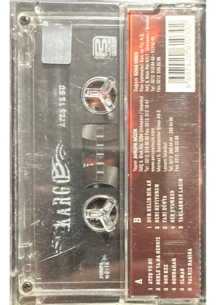 Kaset Kargo Ateş ve Su Kaset fiyatları