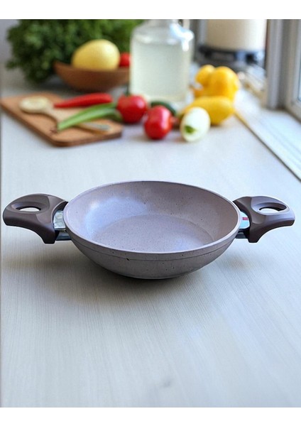 Seramik Omlet Tava Yapışmaz Sahan Tava 20CM