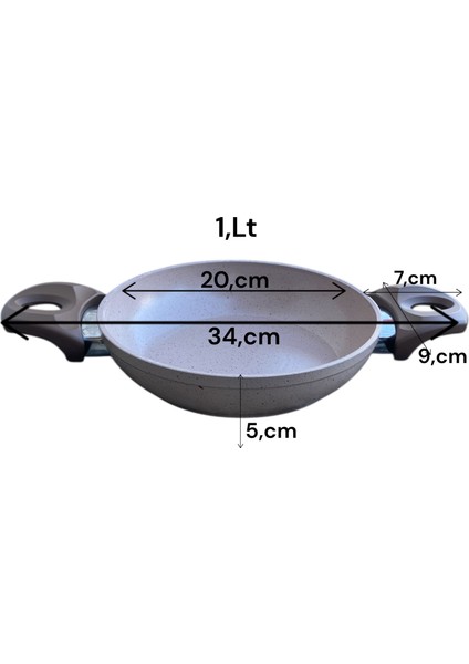 Seramik Omlet Tava Yapışmaz Sahan Tava 20CM fırsatları