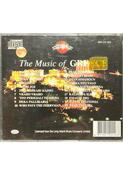CD The Music Of Greece CD fiyatları