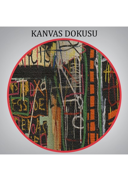 Jean Michel Basquiat Notary Kanvas TABLO-5002