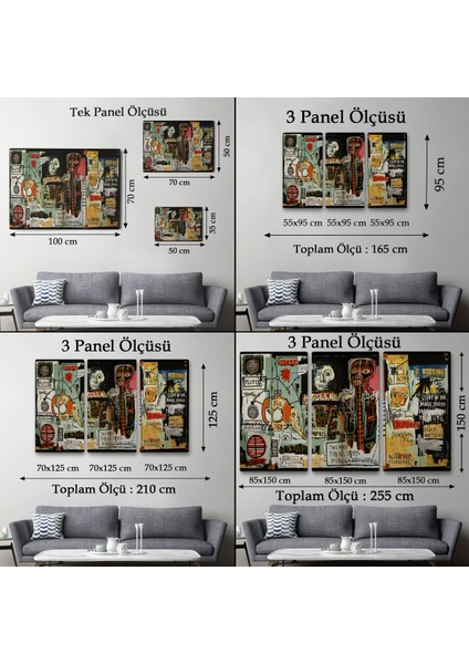 Jean Michel Basquiat Notary Kanvas TABLO-5002