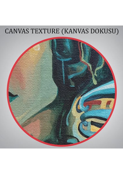 Çiçekler Arasındaki Kadın Duvar TABLOSU-3729