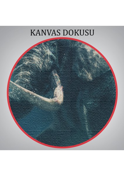 Yüzen Fil Dekoratif Kanvas Tablo 1128
