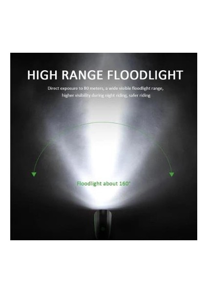 Xml-T6 LED 1200 Mah Su Geçirmez Far Kornalı Bisiklet Feneri fırsatları