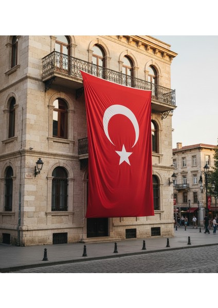 Türk Bayrağı 400X600 cm Raşel Kumaş Dış Mekân Direk ve Balkon Uyumlu fiyatları
