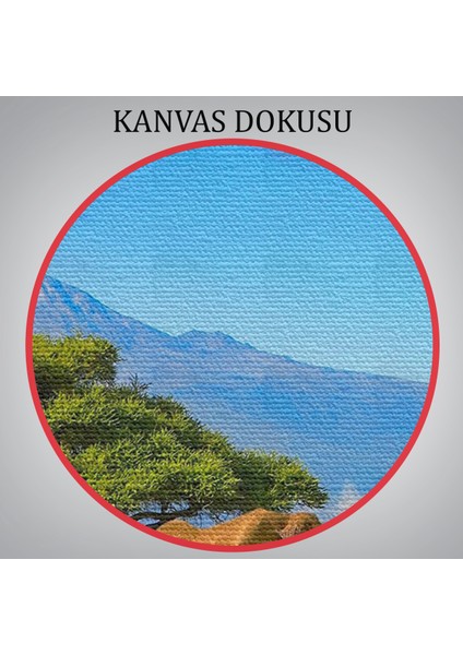 Fil Sürüsü Dekoratif Kanvas Tablo 1143