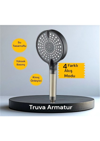 5 Adet Yedek Filtreli Su Tasarruflu Kireç Önleyici Özellikli Yüksek Basınçlı Duş Başlığı(su yumuşatıcı özelliğine sahip) indirimleri