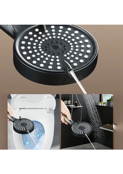 5 Adet Yedek Filtreli Su Tasarruflu Kireç Önleyici Özellikli Yüksek Basınçlı Duş Başlığı(su yumuşatıcı özelliğine sahip)