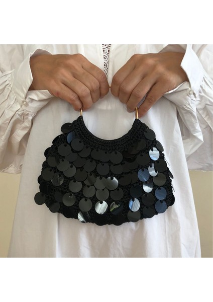 Pullu, Payetli Çanta. Düğün, Nişan, Şık Geceler Için Ideal