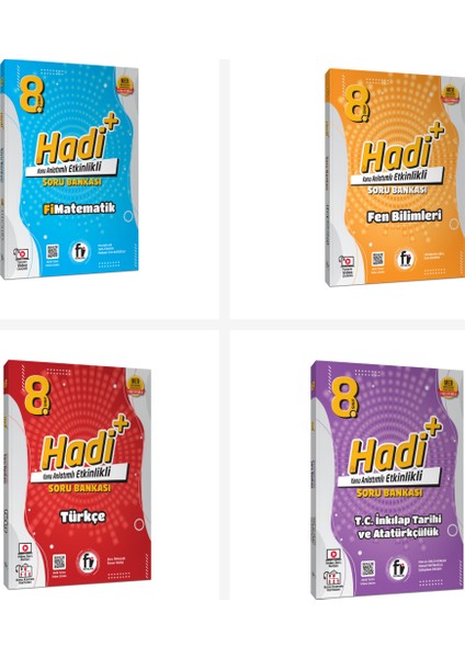 Fi 8.sınıf Hadi Tüm Dersler Soru Bankası Seti 4 Kitap Fi Yayınlar