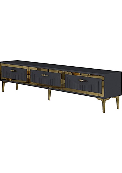 TSA1802AG- Tuna Tv Stand 180CM Antrasit- Altın indirimleri