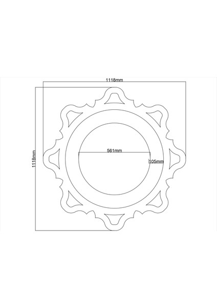 Lamba Tavan Gobegi 89-Motifli-Yuvarlak-3-Dis-Çitali modelleri