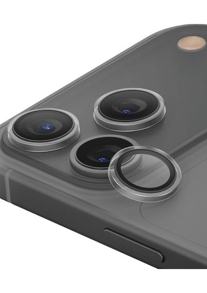 Iphone 17 Pro / Iphone 17 Pro Max Lens Koruyucu Şeffaf Dayanıklı Çerçeve fiyatları