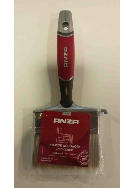 Anza Elit Kırmızı 100 mm Fırça
