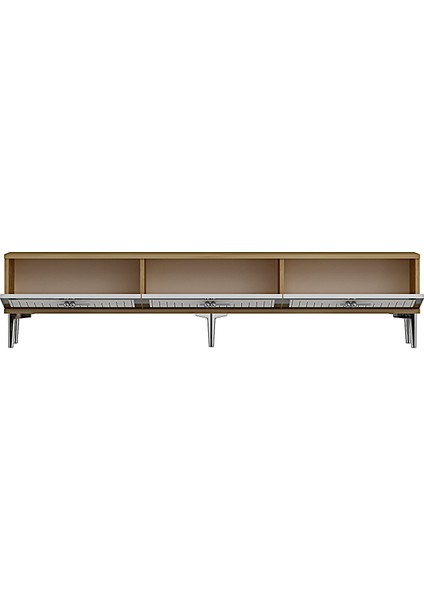 TSA1802DBS- Tuna Tv Stand 180CM Safirmeşe-Beyaz-Gümüş indirimleri