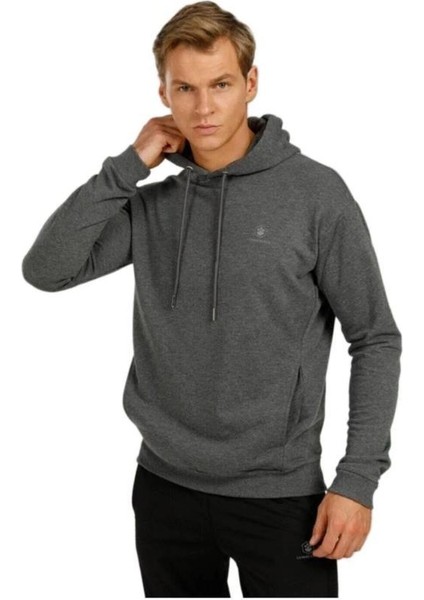 5W MB SN73 Hoodıe Antrasıt Erkek Sweatshırt