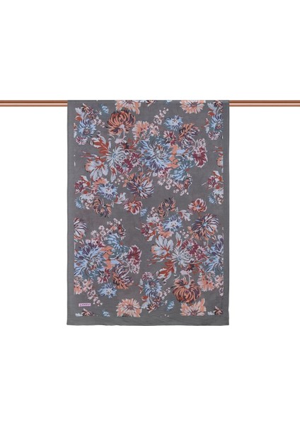 Ipekevi Desenli Tensoft Şal - Kasımpatı Desenli - Antrasit fiyatları