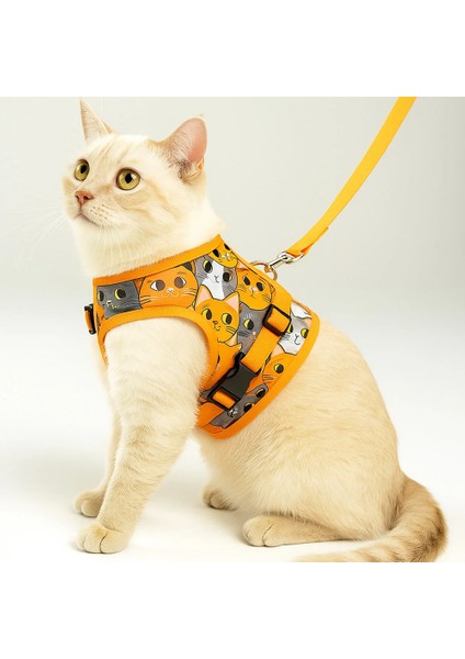 Kaçış Önleyici Kedi Gögüs Tasması