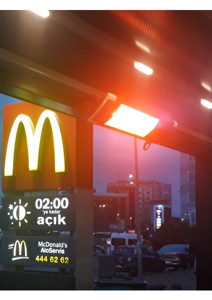 Balkon Iç ve Dış Mekan 2500 Watt Holojen Loş Işıklı Isıtıcı indirimleri