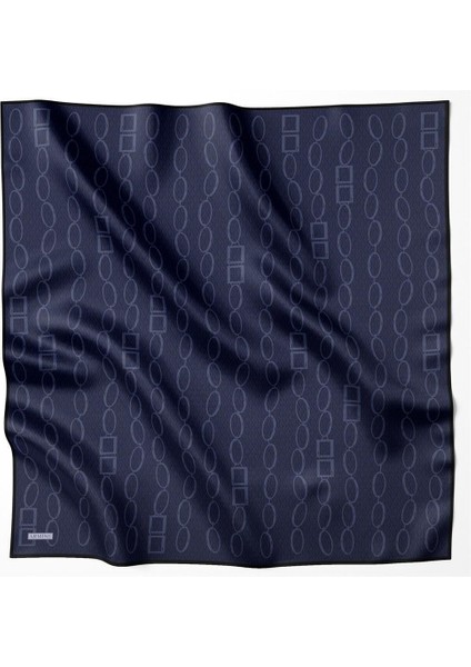 İpek Eşarp Nostalji - 8925-34 Lacivert Twill modelleri