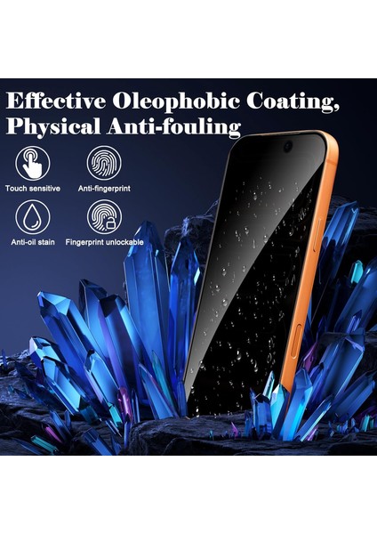 iPhone 17 Pro Hayalet Ekran Koruyucu Kırılmaz Cam Tam Kaplayan Temperli Privacy Glass indirimleri