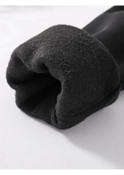 Unisex Siyah Standart Fit Normal Kesim Içi Polarli 2 Iplik Kapüsonlu Fermuarli Sweatshirt Ceket fırsatları