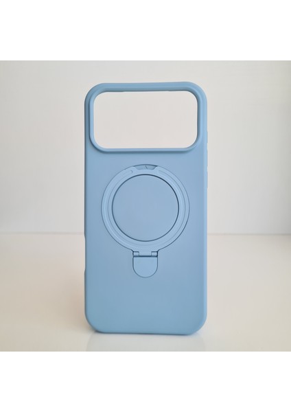 iPhone 17 Pro Magsafe ile Uyumlu Standlı Yumuşak Soft Mükemmel Manyetik Silikon Kılıf fiyatları