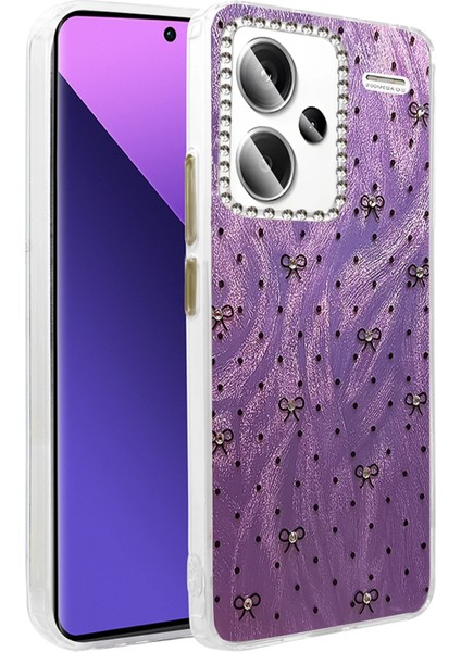 Allzey Newface Xiaomi Redmi Note 13 Pro Plus Kılıf Blade Aynalı Desenli Kapak - Desen 2